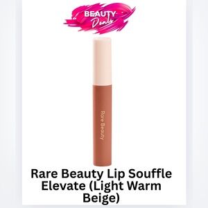 Rare Beauty Lip Souffle - Elevate light warm beige NWT